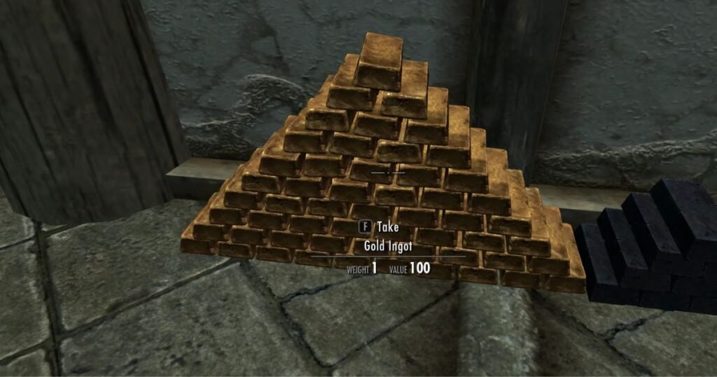 gold ingots in skyrim
